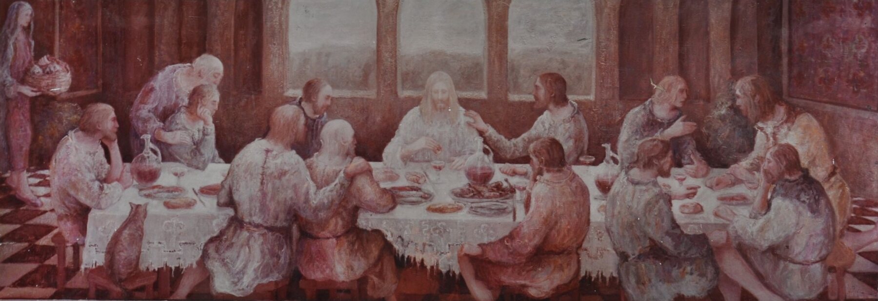 Il Cenacolo, dipinto del Maestro Aldo Dorella